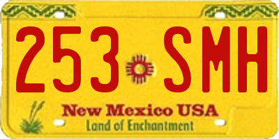 NM license plate 253SMH