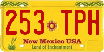 NM license plate 253TPH