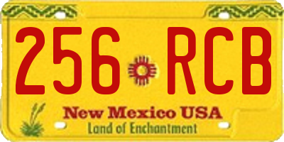 NM license plate 256RCB