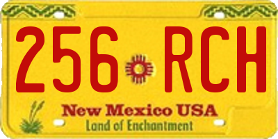 NM license plate 256RCH