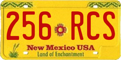 NM license plate 256RCS