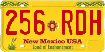 NM license plate 256RDH