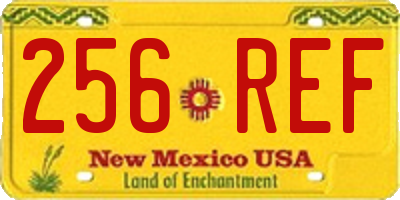 NM license plate 256REF