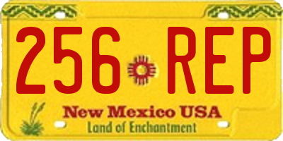 NM license plate 256REP
