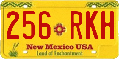 NM license plate 256RKH