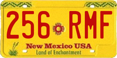 NM license plate 256RMF