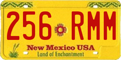 NM license plate 256RMM