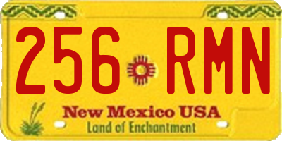 NM license plate 256RMN
