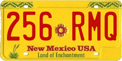 NM license plate 256RMQ
