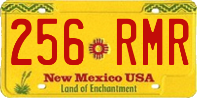 NM license plate 256RMR