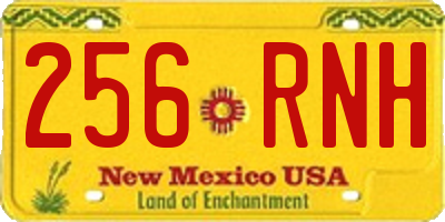 NM license plate 256RNH