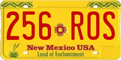 NM license plate 256ROS