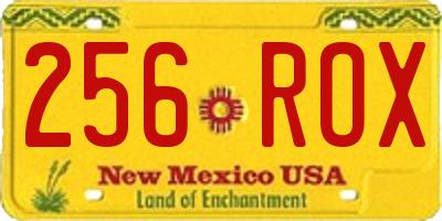 NM license plate 256ROX