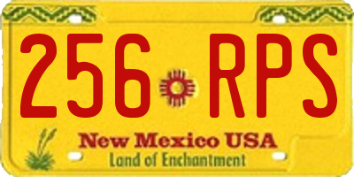 NM license plate 256RPS