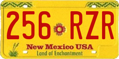 NM license plate 256RZR