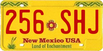 NM license plate 256SHJ
