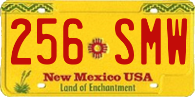 NM license plate 256SMW