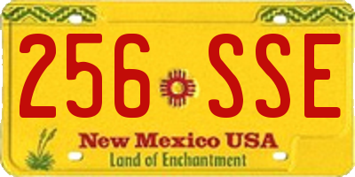 NM license plate 256SSE