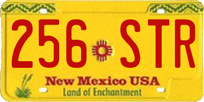 NM license plate 256STR