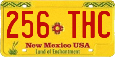 NM license plate 256THC