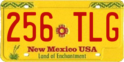 NM license plate 256TLG