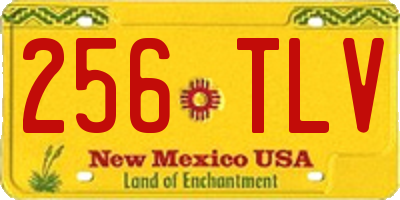 NM license plate 256TLV