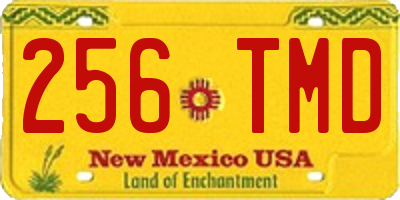 NM license plate 256TMD