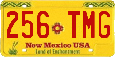 NM license plate 256TMG