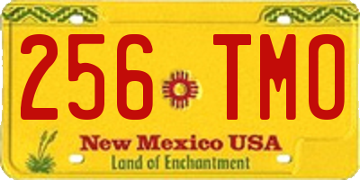 NM license plate 256TMO