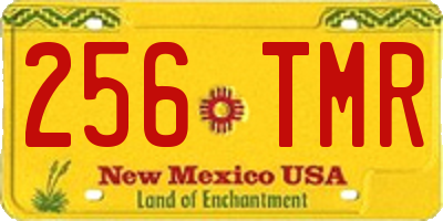 NM license plate 256TMR