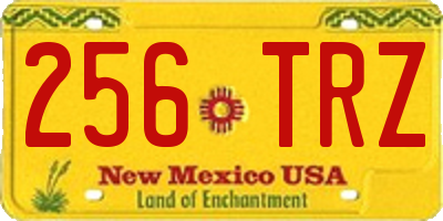 NM license plate 256TRZ