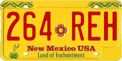 NM license plate 264REH