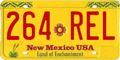 NM license plate 264REL