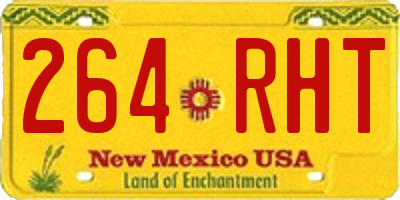 NM license plate 264RHT
