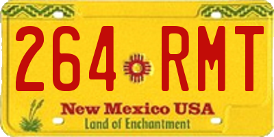 NM license plate 264RMT
