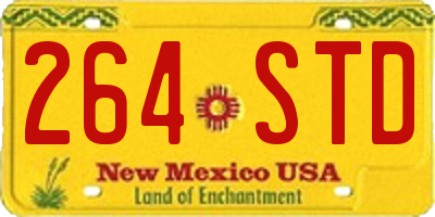 NM license plate 264STD