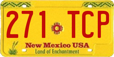 NM license plate 271TCP