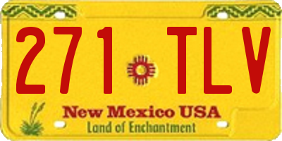 NM license plate 271TLV