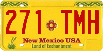 NM license plate 271TMH