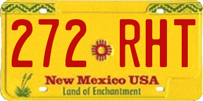 NM license plate 272RHT