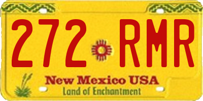 NM license plate 272RMR