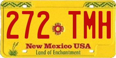 NM license plate 272TMH