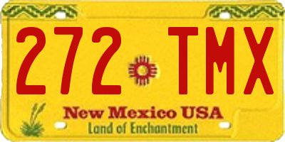 NM license plate 272TMX