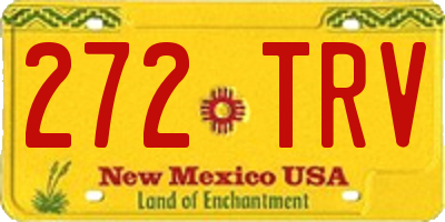 NM license plate 272TRV