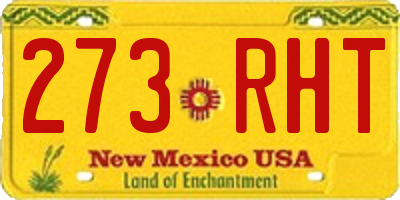 NM license plate 273RHT