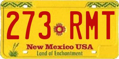 NM license plate 273RMT