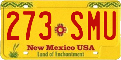 NM license plate 273SMU