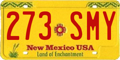 NM license plate 273SMY