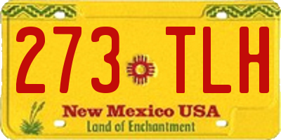 NM license plate 273TLH