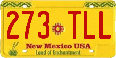 NM license plate 273TLL